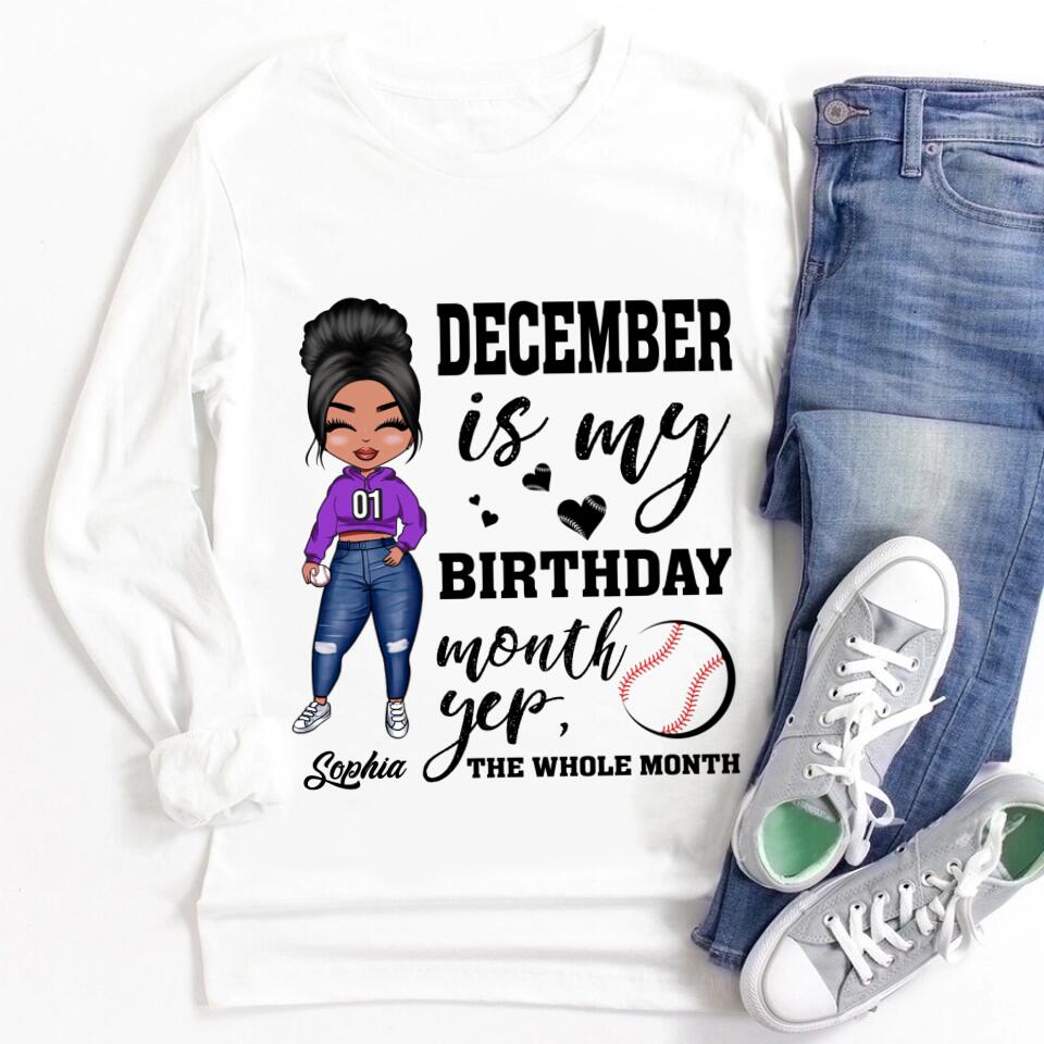 December Birthday Shirt, Custom Birthday Shirt, Queens Are Born In December, December Birthday Shirts For Woman, December Birthday Gifts