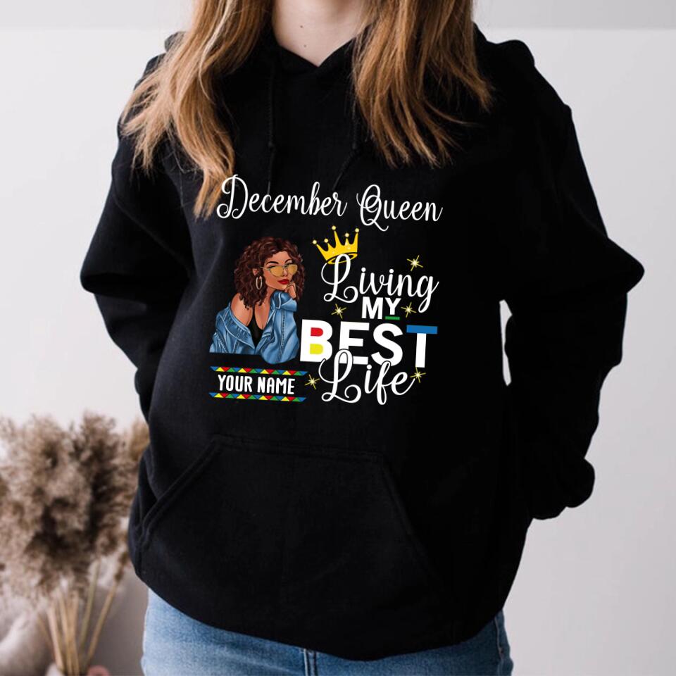 December Birthday Shirt, Custom Birthday Shirt, Queens Born In December, December Birthday Gifts, December Birthday Gifts