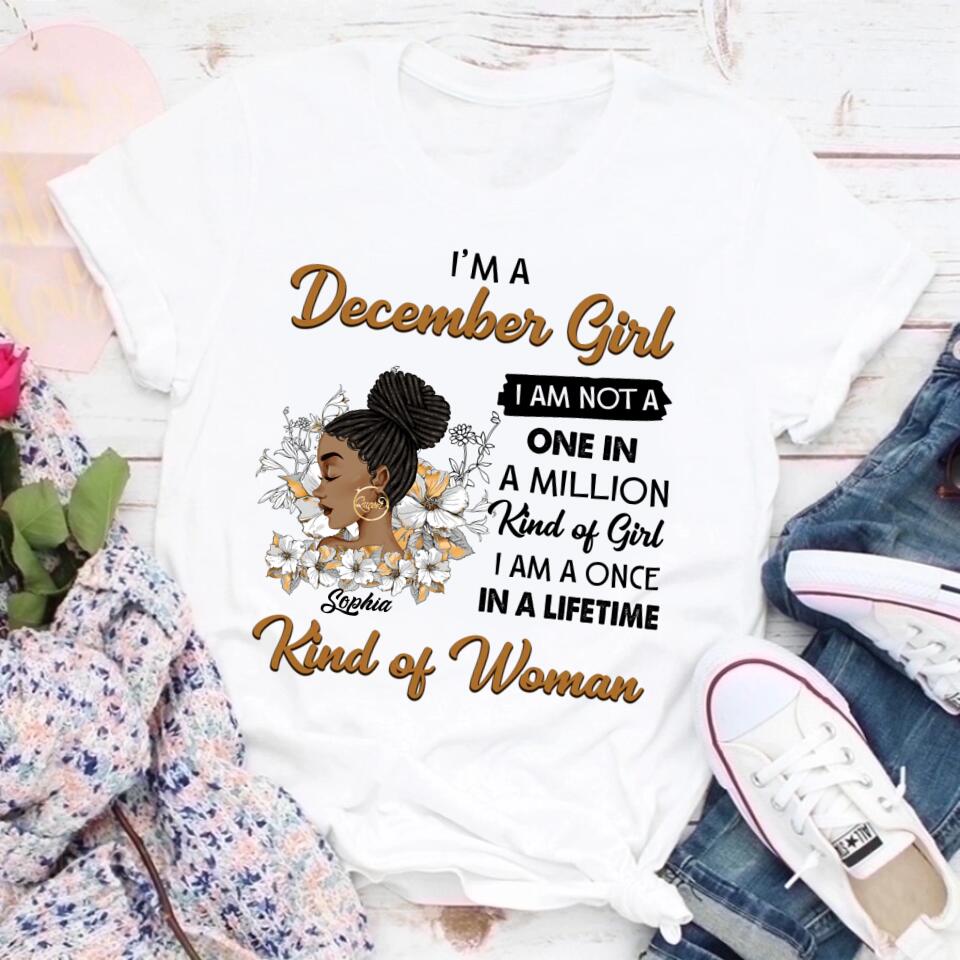 December Birthday Shirt, Custom Birthday Shirt, Queens Are Born In December, December Birthday Shirts For Woman, December Birthday Gifts