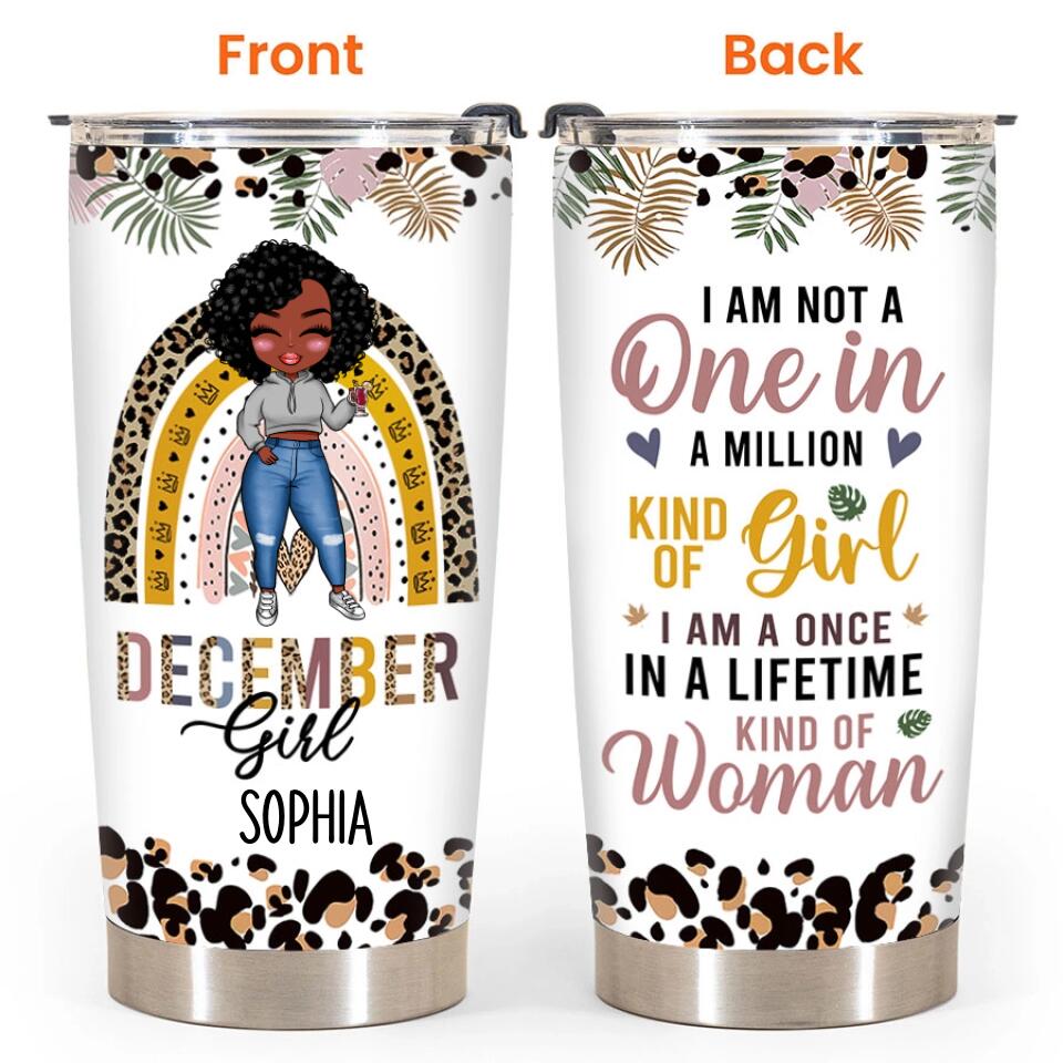 Personalized Tumblers, Birthday Tumbler, Birthdays In December, December Birthday Gifts For Her