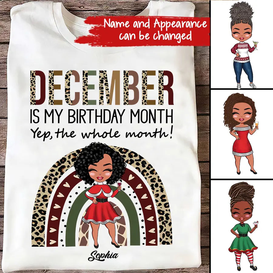 December Birthday Shirt, Custom Birthday Shirt, Queens Are Born In December, December Birthday Shirts For Woman, December Birthday Gifts