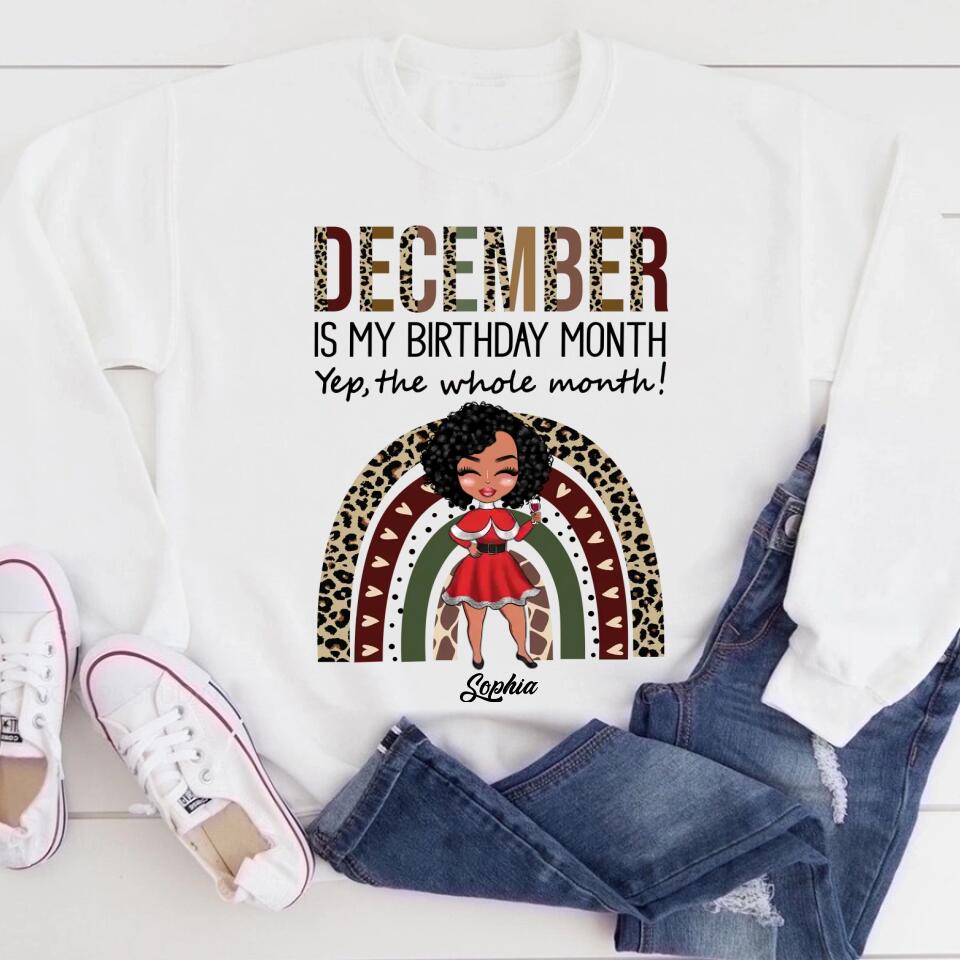December Birthday Shirt, Custom Birthday Shirt, Queens Are Born In December, December Birthday Shirts For Woman, December Birthday Gifts