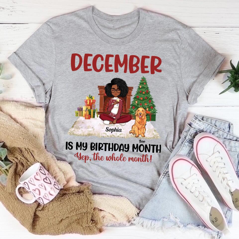December Birthday Shirt, Custom Birthday Shirt, Queens Are Born In December, December Birthday Shirts For Woman, December Birthday Gifts