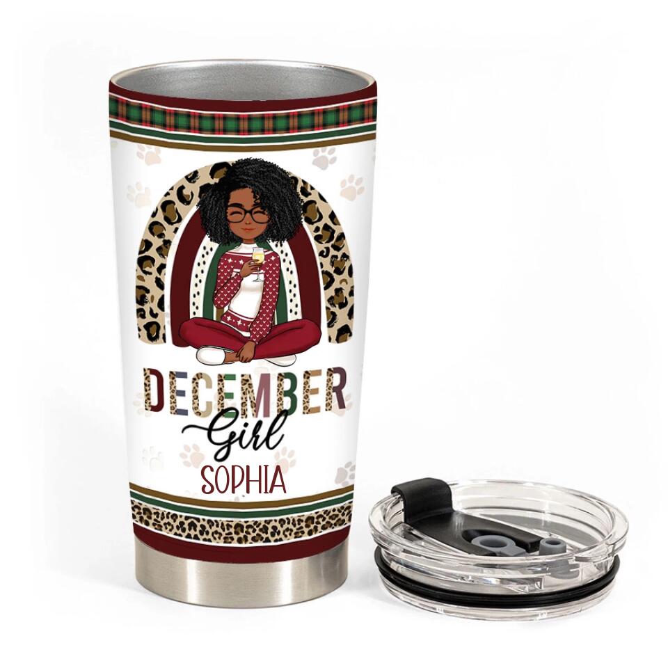 Personalized Tumblers, Birthday Tumbler, Birthdays In December, December Birthday Gifts For Her