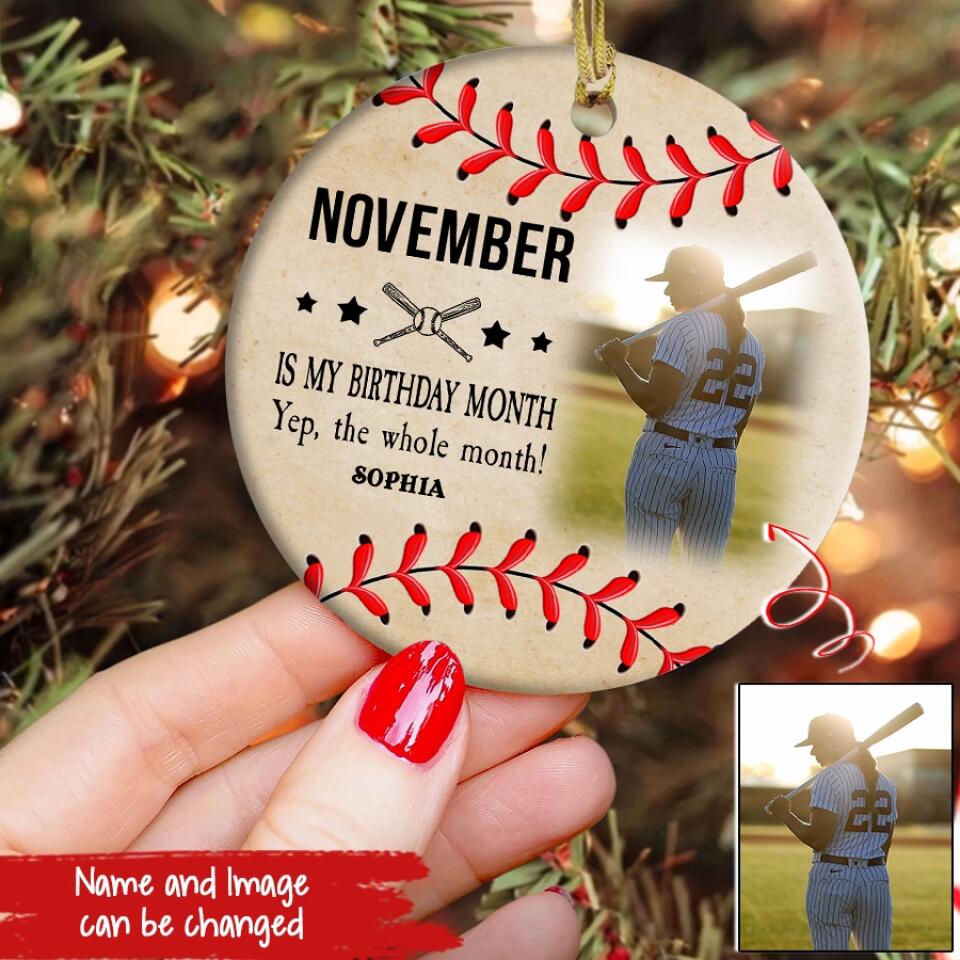 November Birthday Ornament, Custom Birthday Ornament, Queens Are Born In November, November Birthday Ornaments, November Birthday Gift