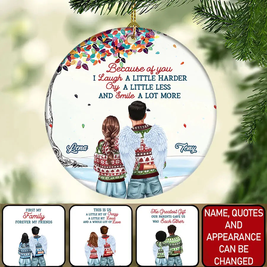 Personalized Memorial Ornaments, In Memory Ornaments, first christmas in heaven ornament, Memorial Ornaments With Picture