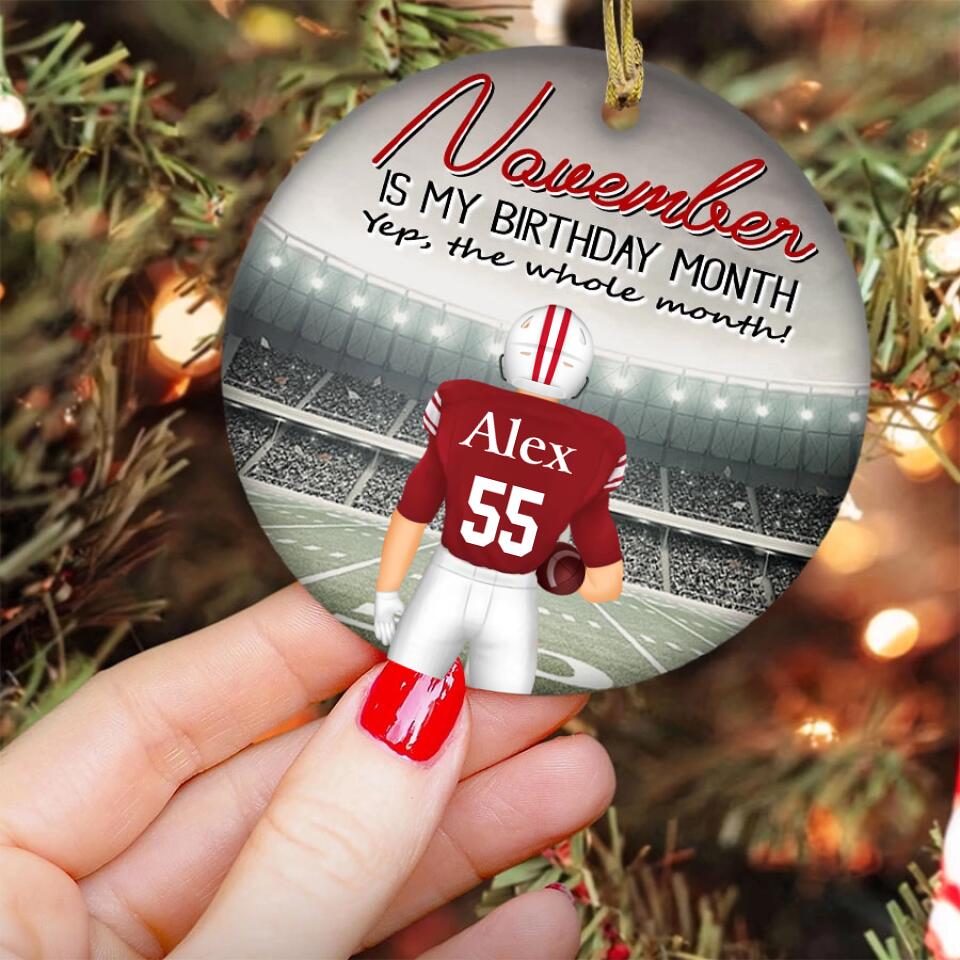 November Birthday Ornament, Custom Birthday Ornament, Kings Are Born In November, November Birthday Ornaments, November Birthday Gift