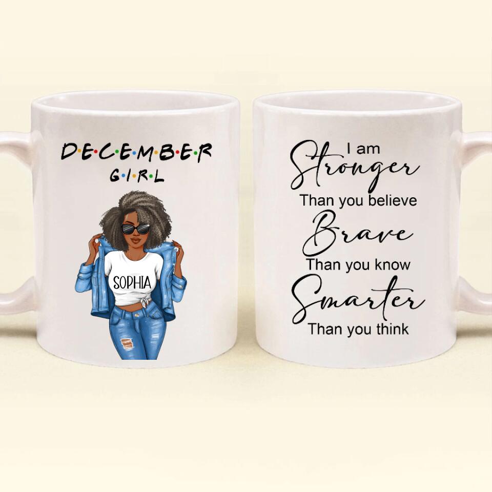 December Birthday Mug, Custom Birthday Mug, Queens are Born In December, December Birthday Mug For Woman, December Birthday Gifts