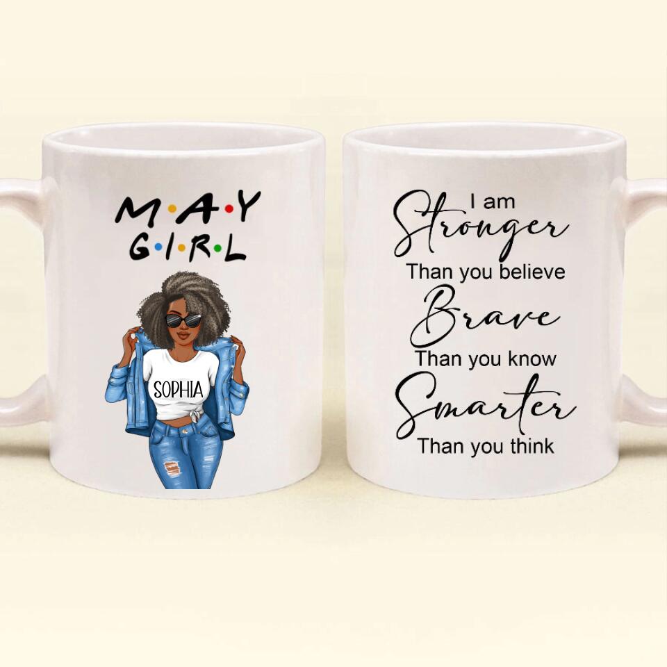 May Birthday Mug, Custom Birthday Mug, Queens are Born In May, May Birthday Mug For Woman, May Birthday Gifts