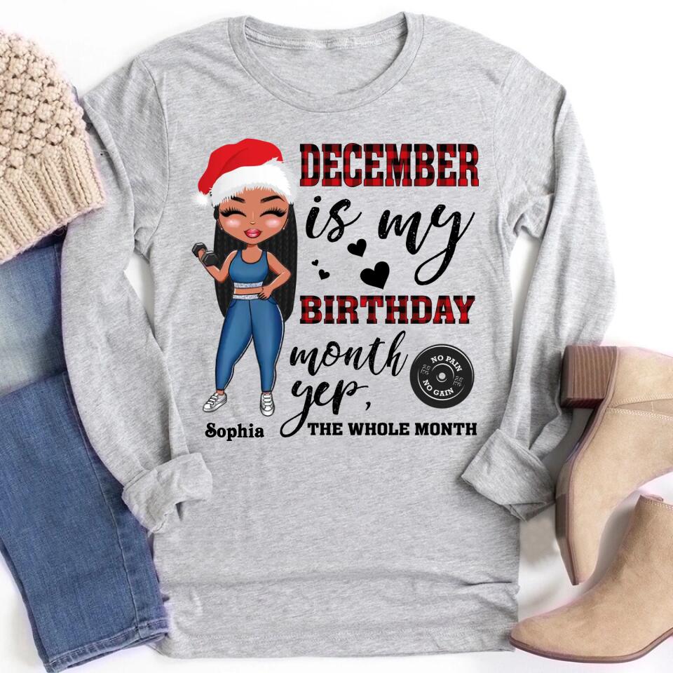 December Birthday Shirt, Custom Birthday Shirt, Queens Are Born In December, December Birthday Shirts For Woman, December Birthday Gifts