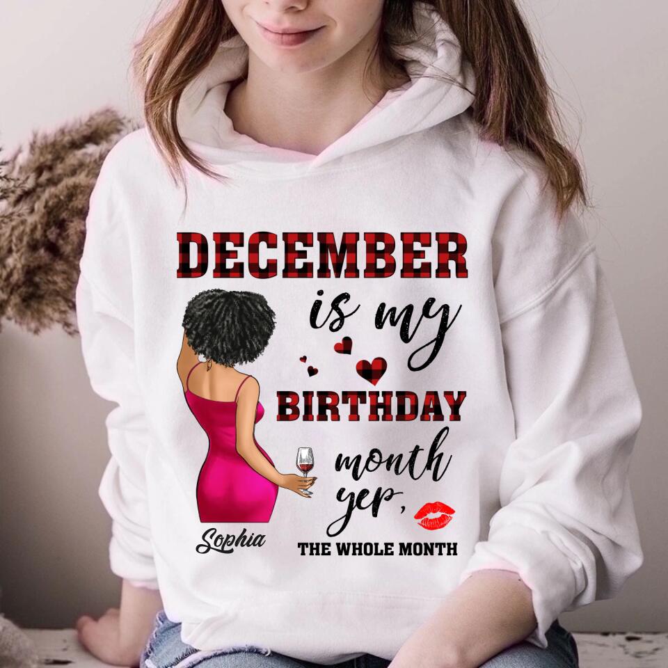 December Birthday Shirt, Custom Birthday Shirt, Queens Are Born In December, December Birthday Shirts For Woman, December Birthday Gifts