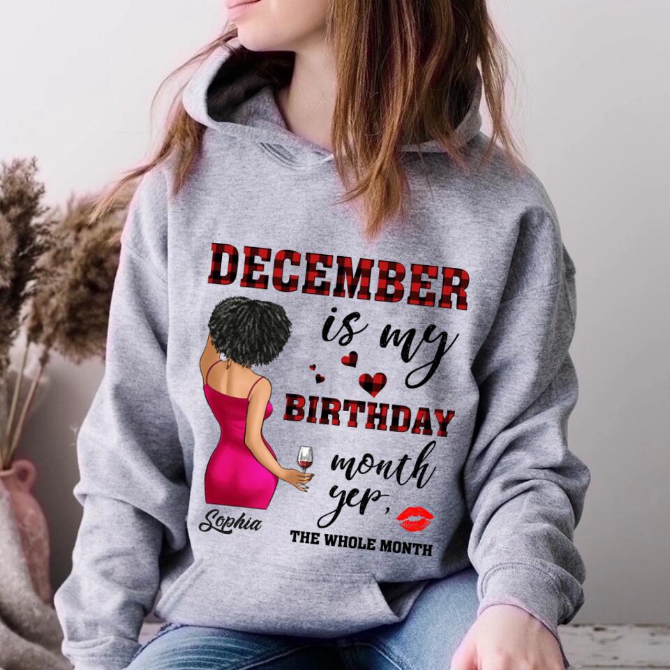 December Birthday Shirt, Custom Birthday Shirt, Queens Are Born In December, December Birthday Shirts For Woman, December Birthday Gifts