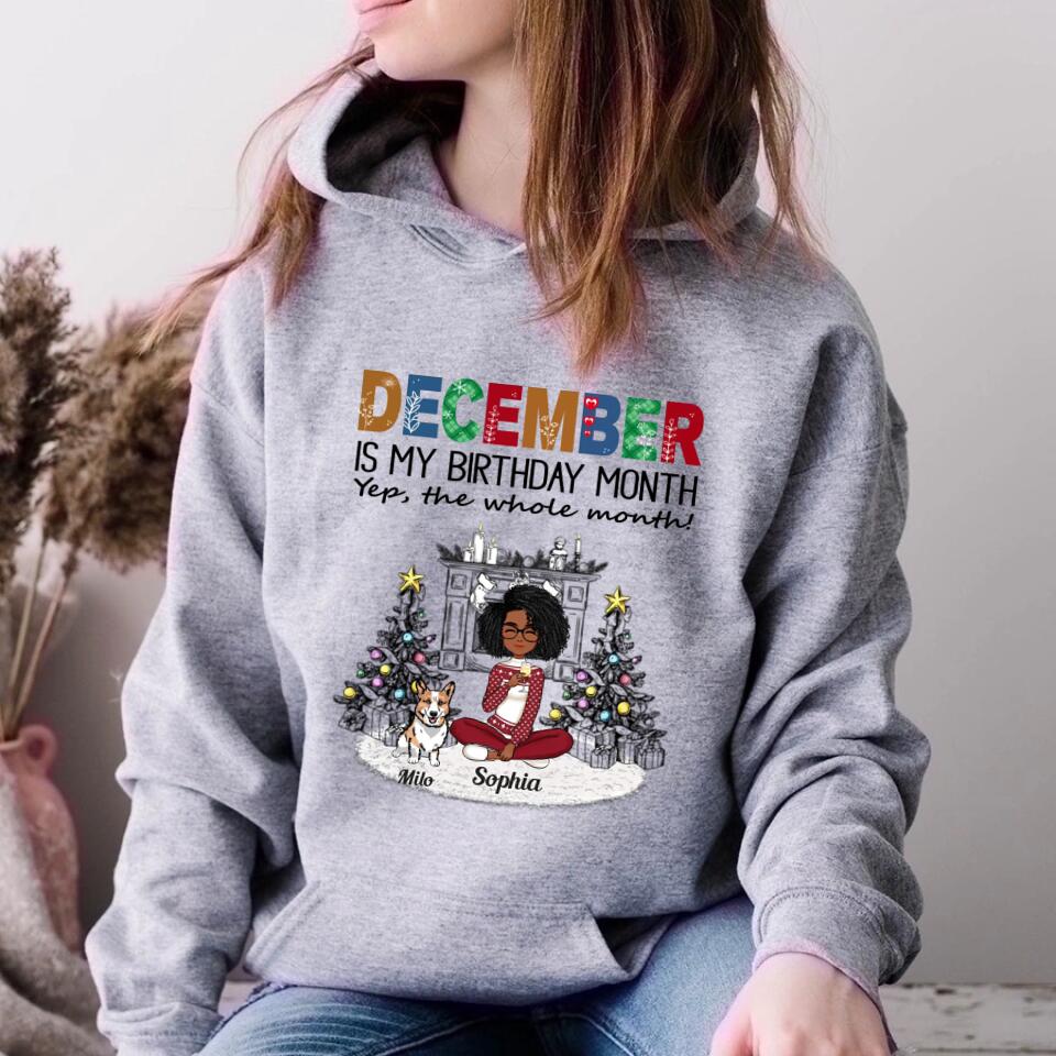 December Birthday Shirt, Custom Birthday Shirt, Queens Are Born In December, December Birthday Shirts For Woman, December Birthday Gifts