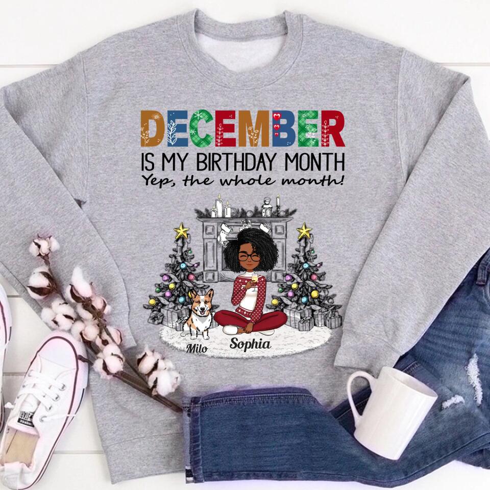 December Birthday Shirt, Custom Birthday Shirt, Queens Are Born In December, December Birthday Shirts For Woman, December Birthday Gifts