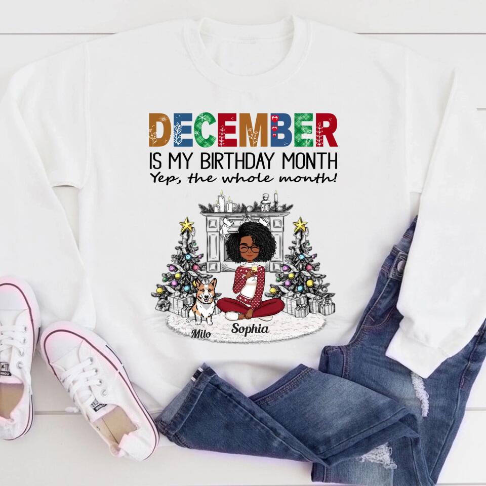 December Birthday Shirt, Custom Birthday Shirt, Queens Are Born In December, December Birthday Shirts For Woman, December Birthday Gifts