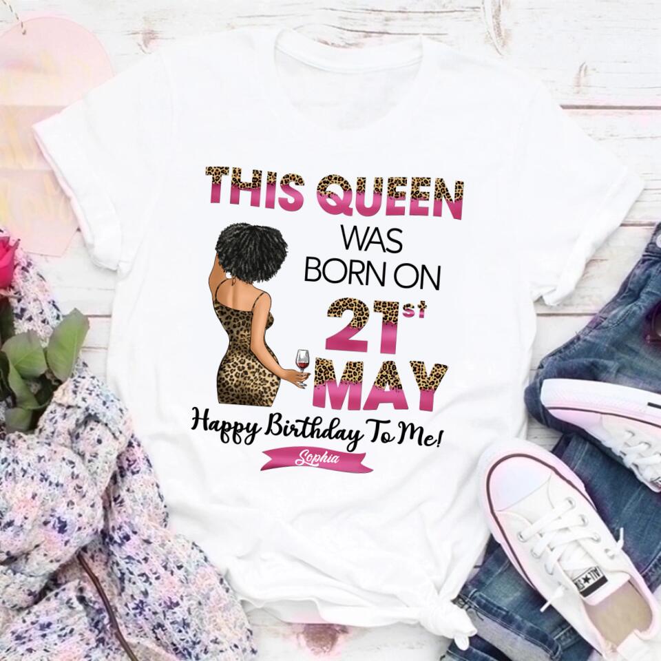 May Birthday Shirt, Custom Birthday Shirt, Queens Are Born In May, May Birthday Shirts For Woman, May Birthday Gifts
