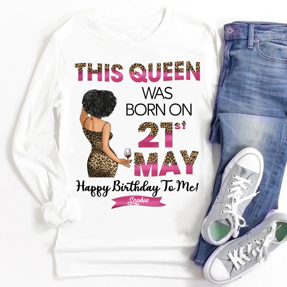 May Birthday Shirt, Custom Birthday Shirt, Queens Are Born In May, May Birthday Shirts For Woman, May Birthday Gifts