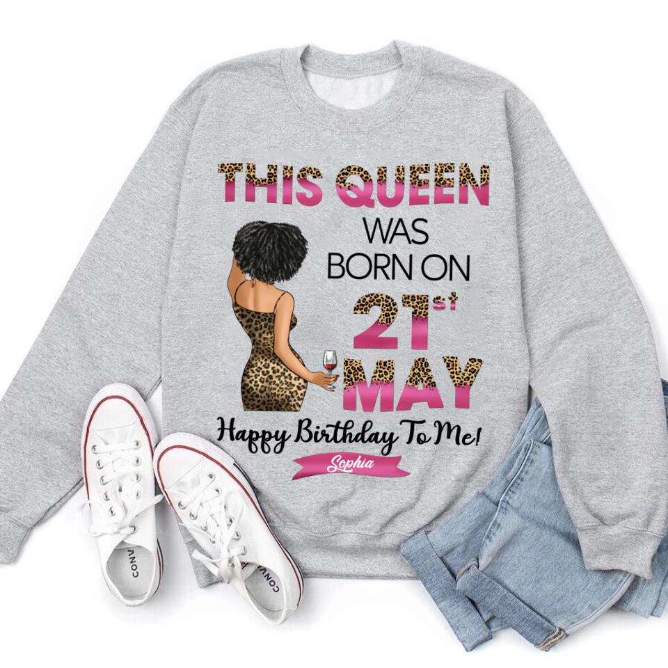May Birthday Shirt, Custom Birthday Shirt, Queens Are Born In May, May Birthday Shirts For Woman, May Birthday Gifts