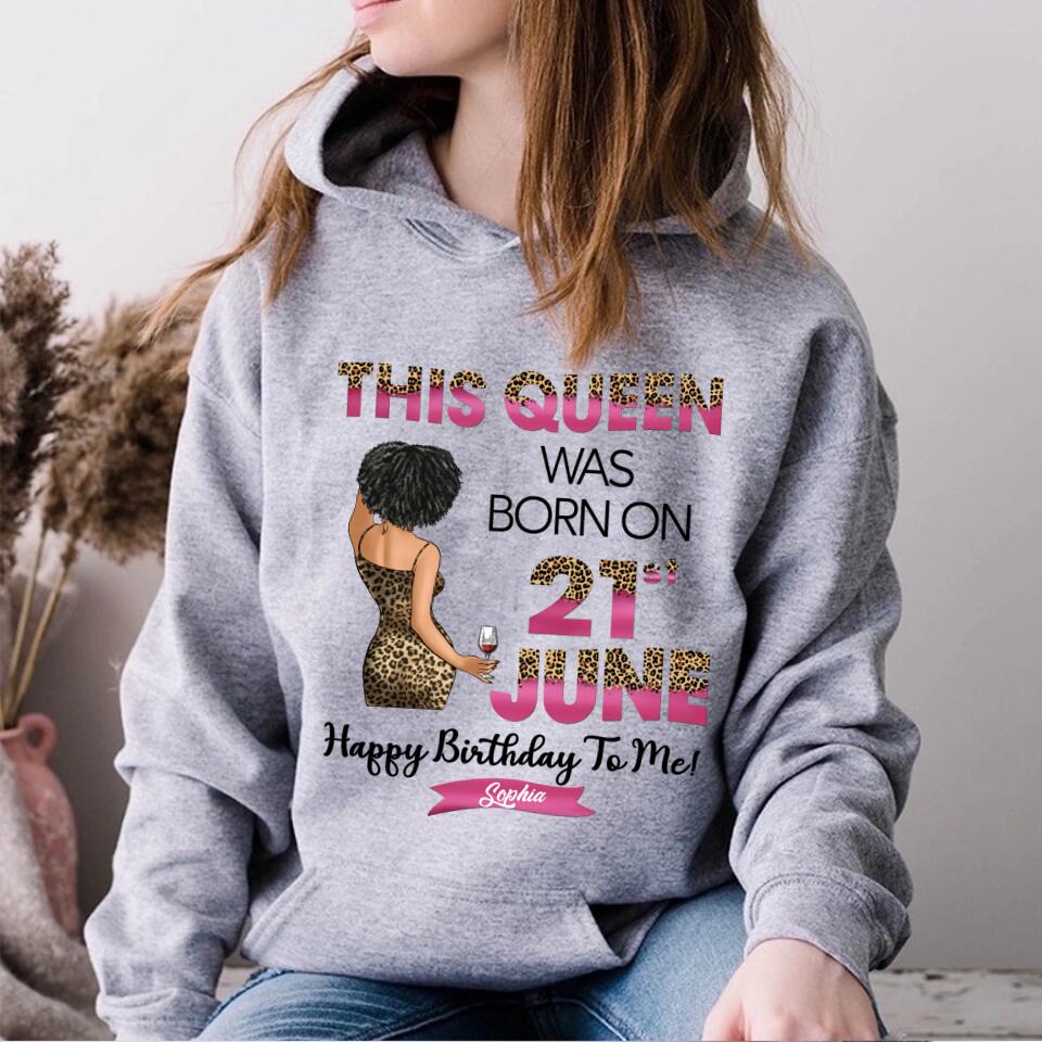 June Birthday Shirt, Custom Birthday Shirt, Queens Are Born In June, June Birthday Shirts For Woman, June Birthday Gifts