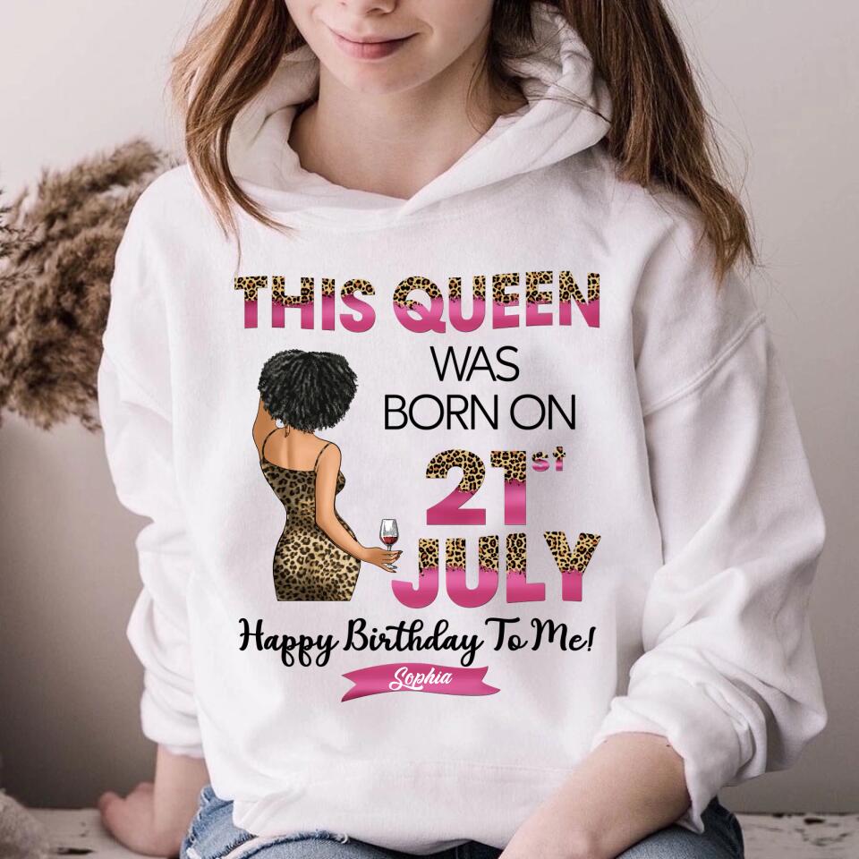 July Birthday Shirt, Custom Birthday Shirt, Queens Are Born In July, July Birthday Shirts For Woman, July Birthday Gifts