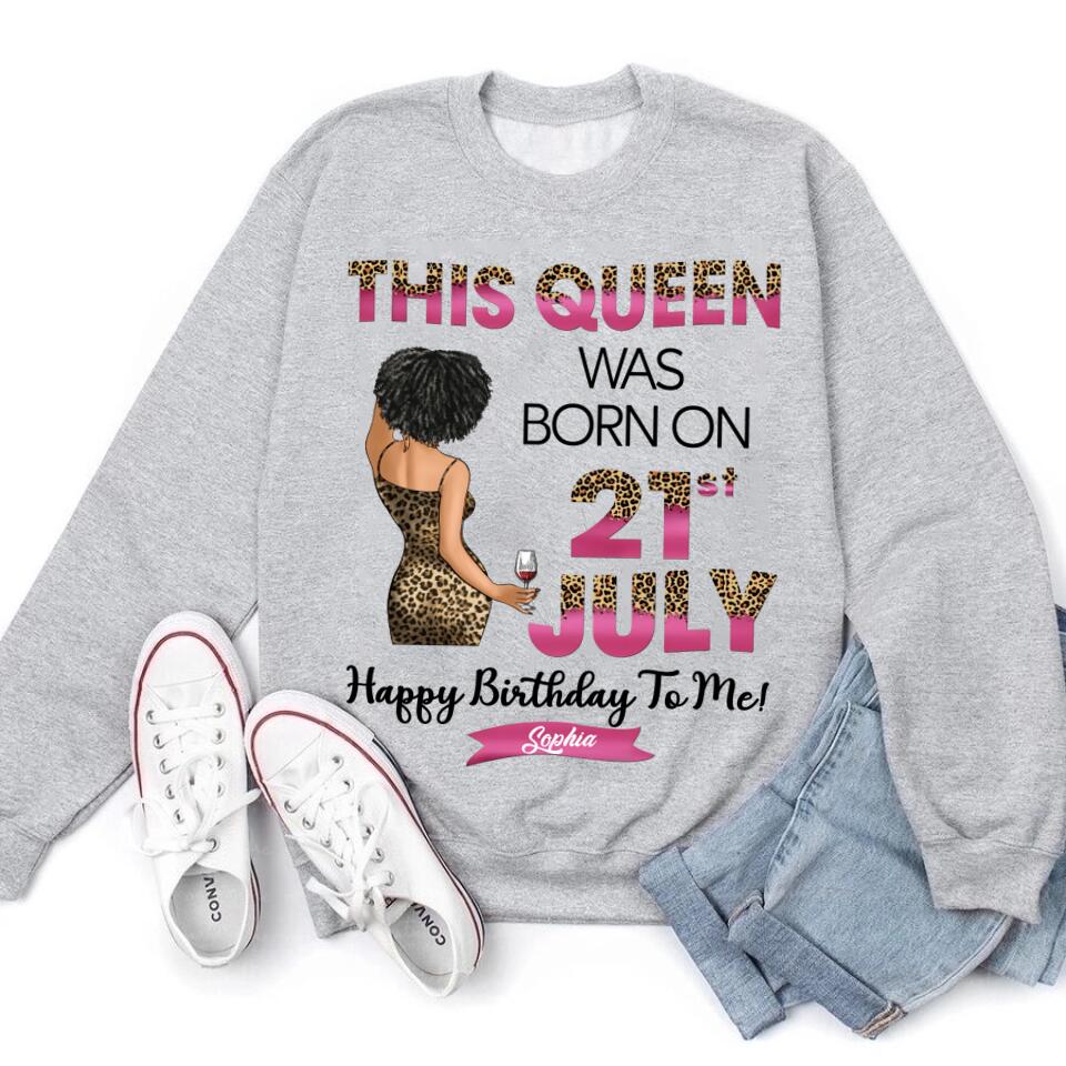 July Birthday Shirt, Custom Birthday Shirt, Queens Are Born In July, July Birthday Shirts For Woman, July Birthday Gifts
