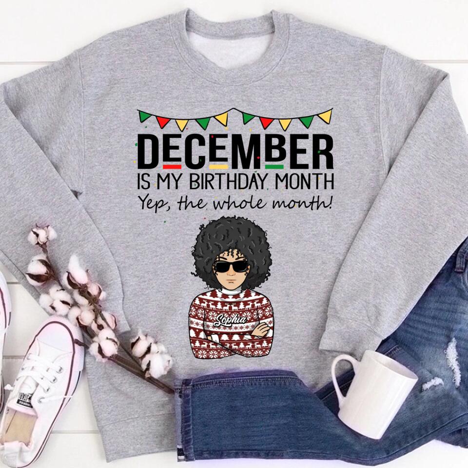 December Birthday Shirt, Custom Birthday Shirt, Queens Are Born In December, December Birthday Shirts For Woman, December Birthday Gifts