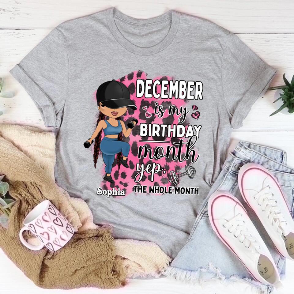 December Birthday Shirt, Custom Birthday Shirt, Queens Are Born In December, December Birthday Shirts For Woman, December Birthday Gifts