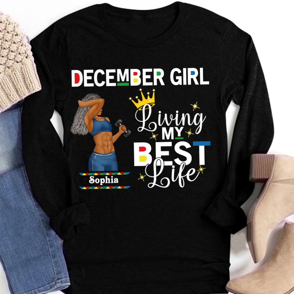 December Birthday Shirt, Custom Birthday Shirt, Queens Are Born In December, December Birthday Shirts For Woman, December Birthday Gifts