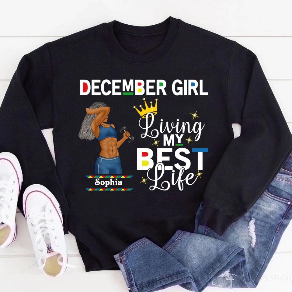December Birthday Shirt, Custom Birthday Shirt, Queens Are Born In December, December Birthday Shirts For Woman, December Birthday Gifts
