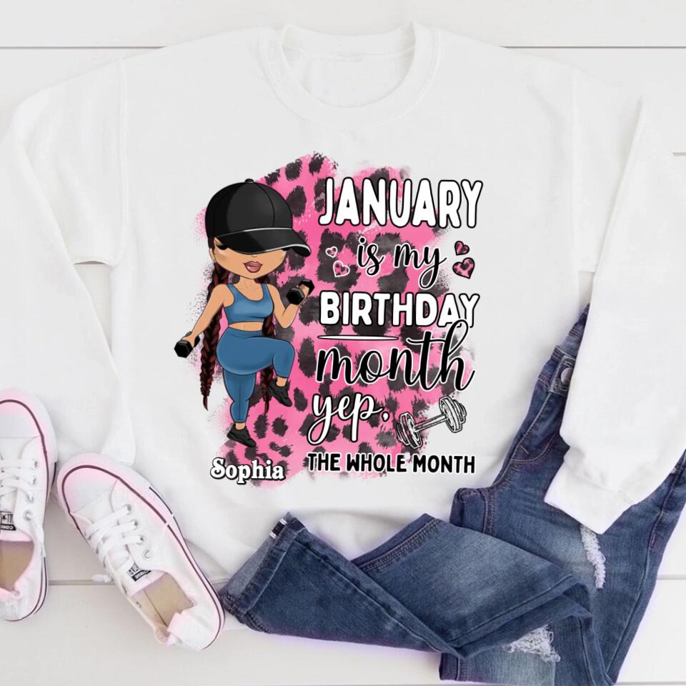January Birthday Shirt, Custom Birthday Shirt, Queens Are Born In January, January Birthday Shirts For Woman, January Birthday Gifts