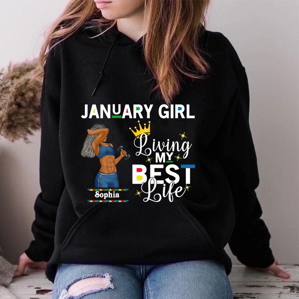 January Birthday Shirt, Custom Birthday Shirt, Queens Are Born In January, January Birthday Shirts For Woman, January Birthday Gifts