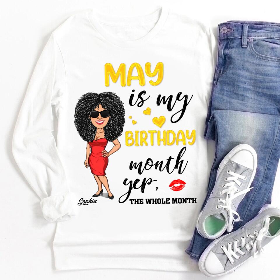 May Birthday Shirt, Custom Birthday Shirt, Queens Are Born In May, May Birthday Shirts For Woman, May Birthday Gifts