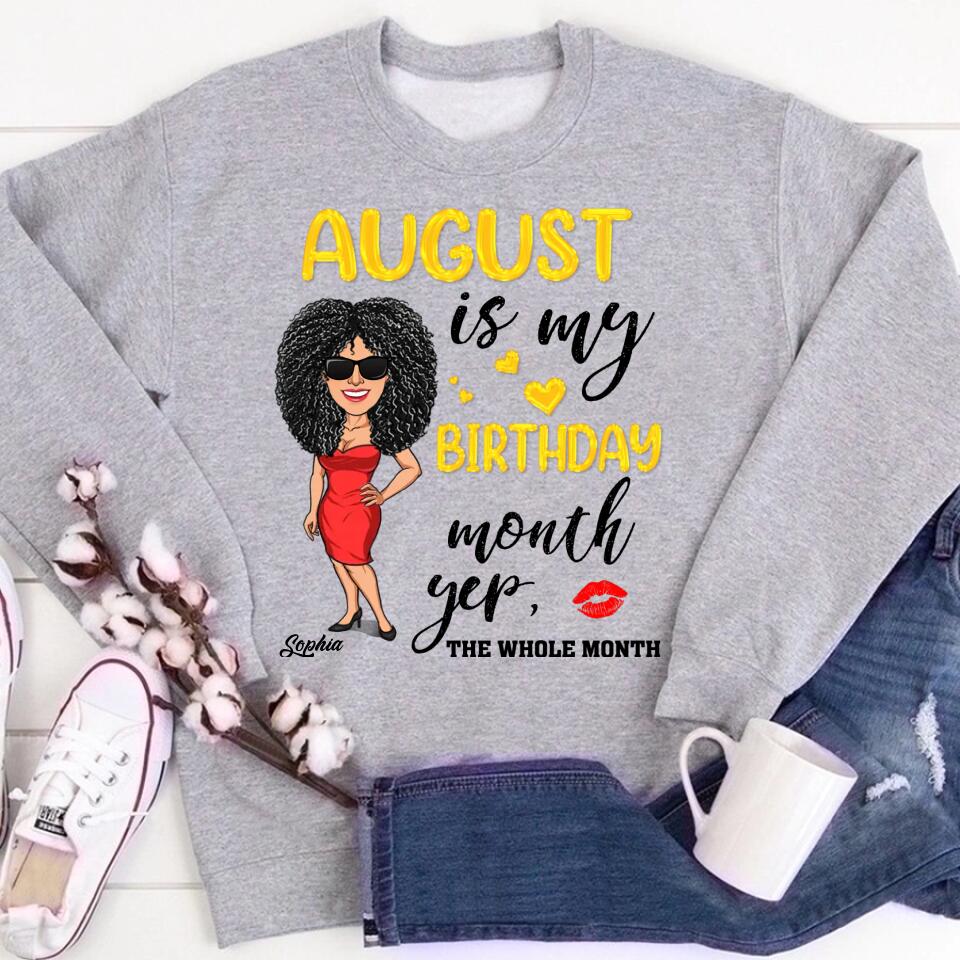 August Birthday Shirt, Custom Birthday Shirt, Queens Are Born In August, August Birthday Shirts For Woman, August Birthday Gifts