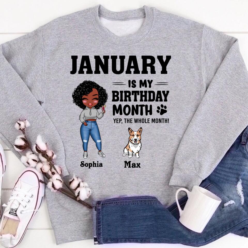 January Birthday Shirt, Custom Birthday Shirt, Queens Are Born In January, January Birthday Shirts For Woman, January Birthday Gifts