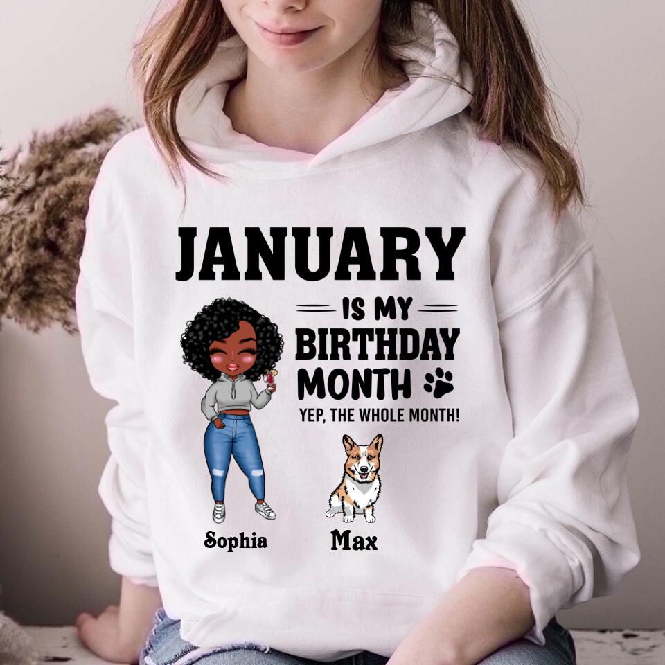 January Birthday Shirt, Custom Birthday Shirt, Queens Are Born In January, January Birthday Shirts For Woman, January Birthday Gifts