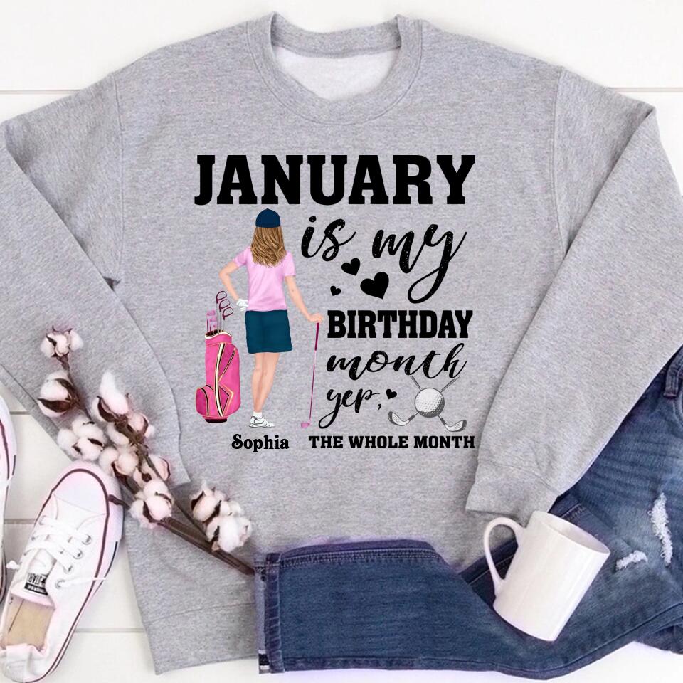 January Birthday Shirt, Custom Birthday Shirt, Queens Are Born In January, January Birthday Shirts For Woman, January Birthday Gifts