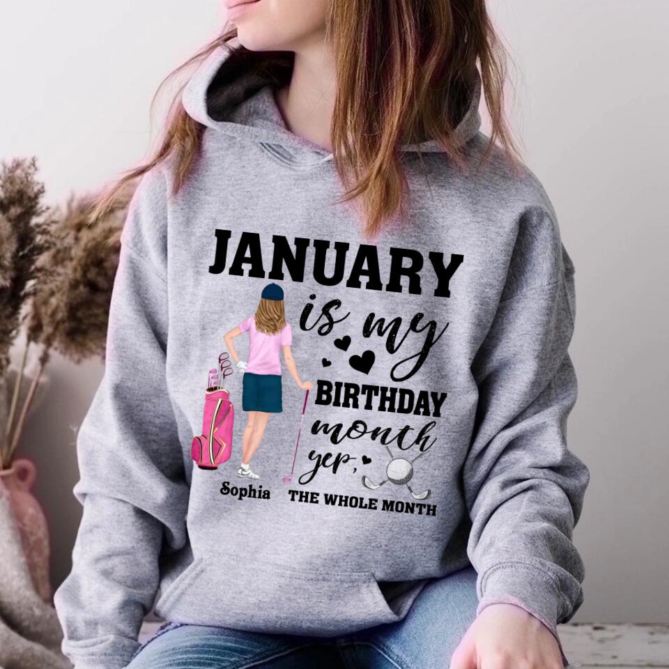 January Birthday Shirt, Custom Birthday Shirt, Queens Are Born In January, January Birthday Shirts For Woman, January Birthday Gifts