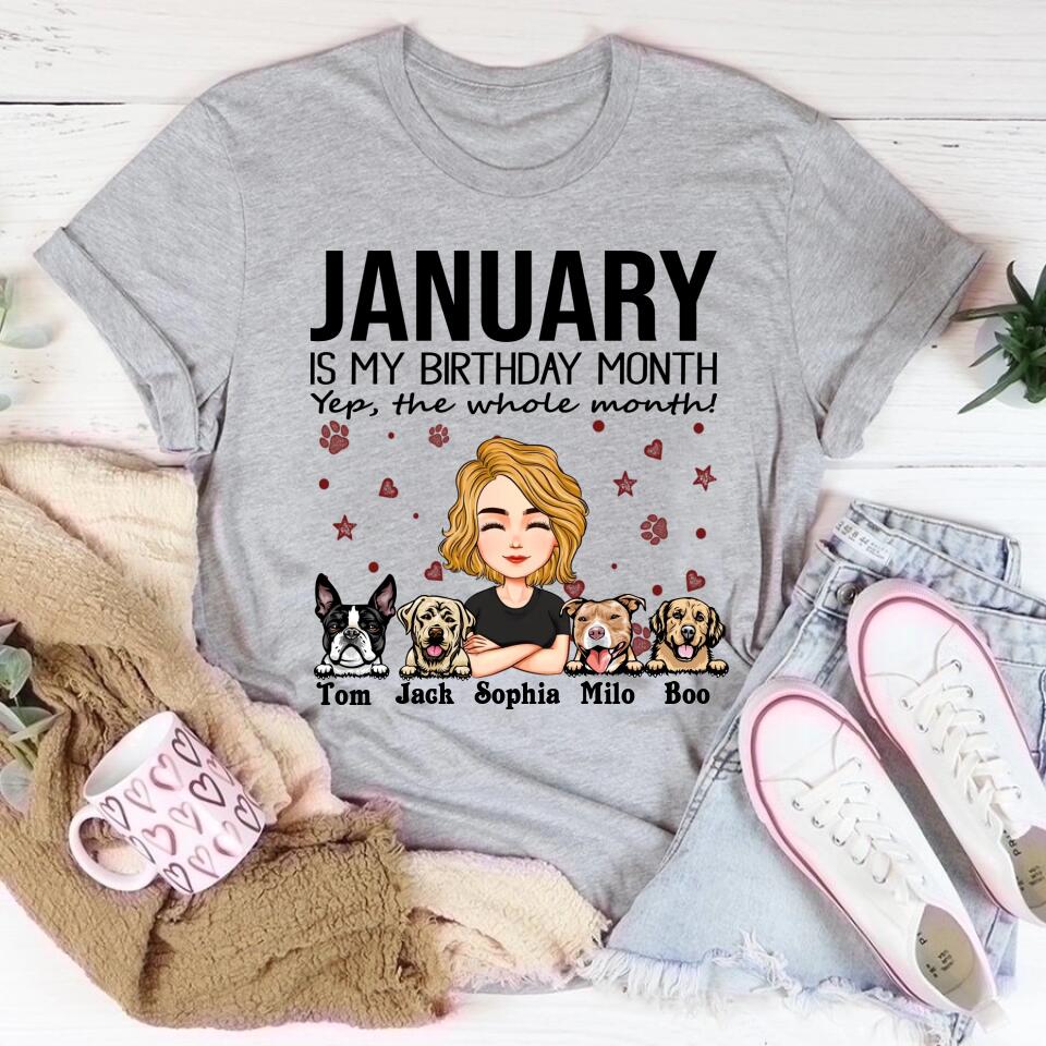 January Birthday Shirt, Custom Birthday Shirt, Queens Are Born In January, January Birthday Shirts For Woman, January Birthday Gifts
