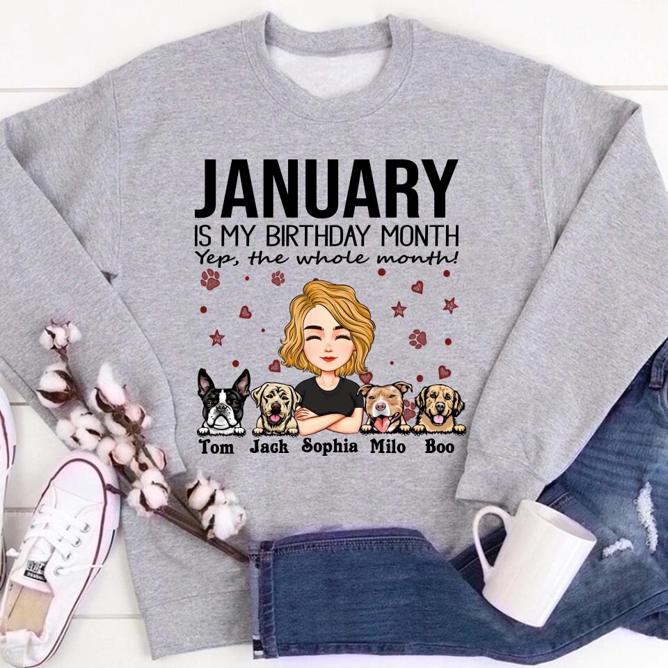January Birthday Shirt, Custom Birthday Shirt, Queens Are Born In January, January Birthday Shirts For Woman, January Birthday Gifts