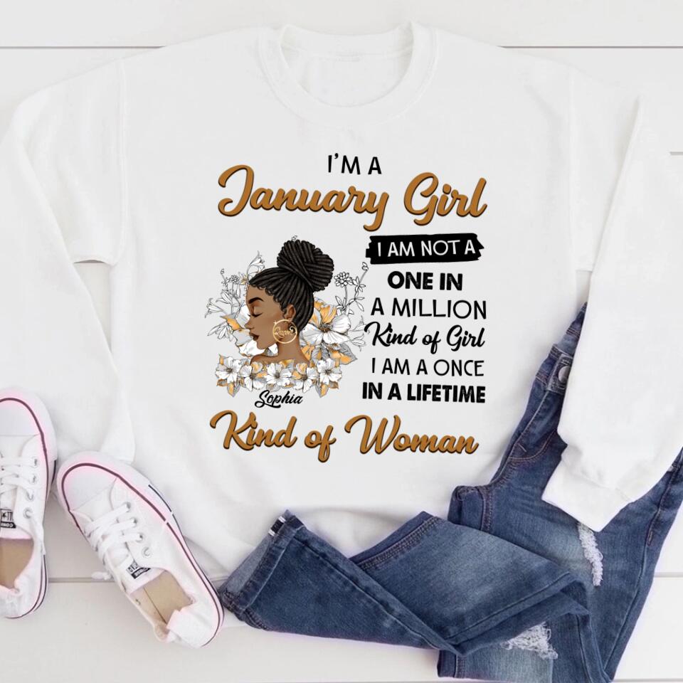 January Birthday Shirt, Custom Birthday Shirt, Queens was Born In January, January Birthday Shirts For Woman, January Birthday Gifts