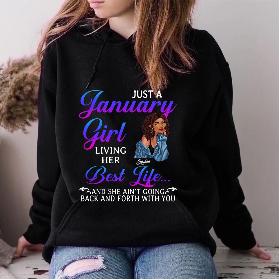 January Birthday Shirt, Custom Birthday Shirt, Queens Are Born In January, January Birthday Shirts For Woman, January Birthday Gifts