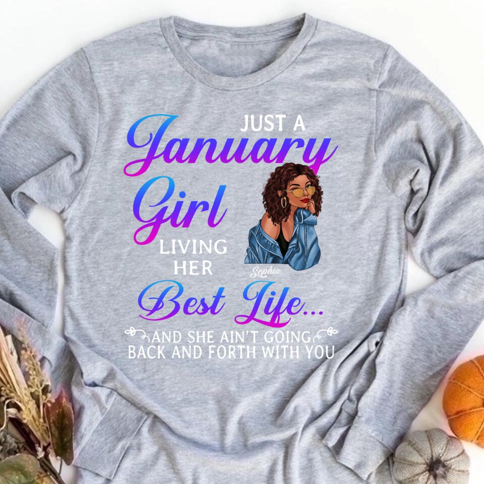 January Birthday Shirt, Custom Birthday Shirt, Queens Are Born In January, January Birthday Shirts For Woman, January Birthday Gifts