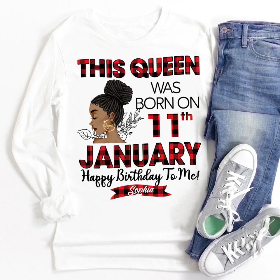 January Birthday Shirt, Custom Birthday Shirt, Queens was Born In January, January Birthday Shirts For Woman, January Birthday Gifts