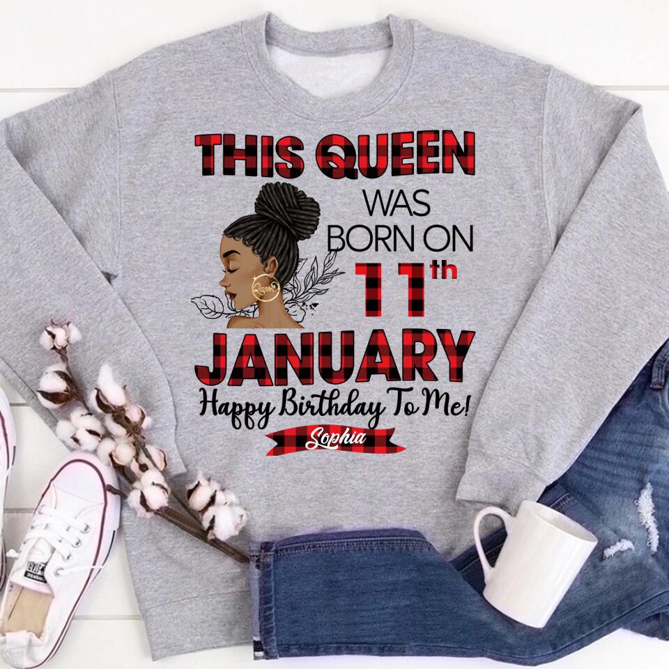 January Birthday Shirt, Custom Birthday Shirt, Queens was Born In January, January Birthday Shirts For Woman, January Birthday Gifts
