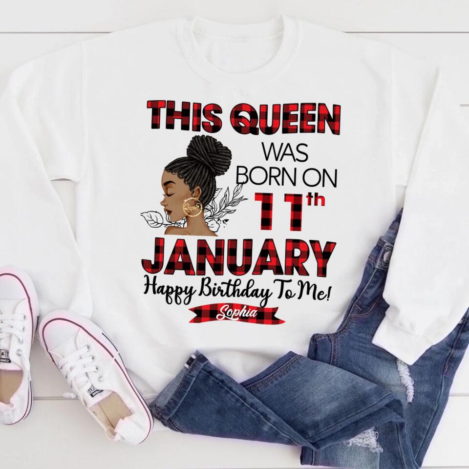 January Birthday Shirt, Custom Birthday Shirt, Queens was Born In January, January Birthday Shirts For Woman, January Birthday Gifts