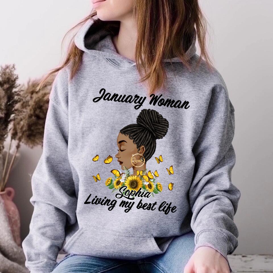 January Birthday Shirt, Custom Birthday Shirt, Queens was Born In January, January Birthday Shirts For Woman, January Birthday Gifts