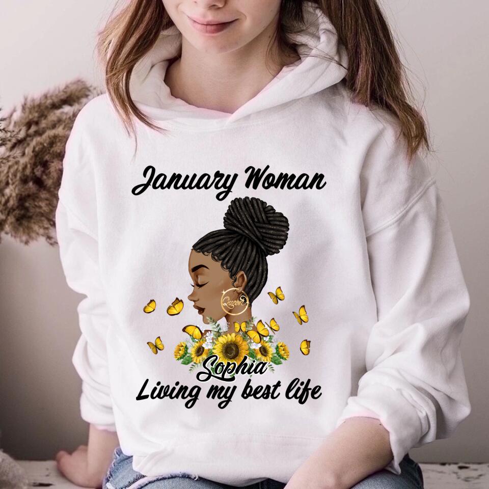 January Birthday Shirt, Custom Birthday Shirt, Queens was Born In January, January Birthday Shirts For Woman, January Birthday Gifts