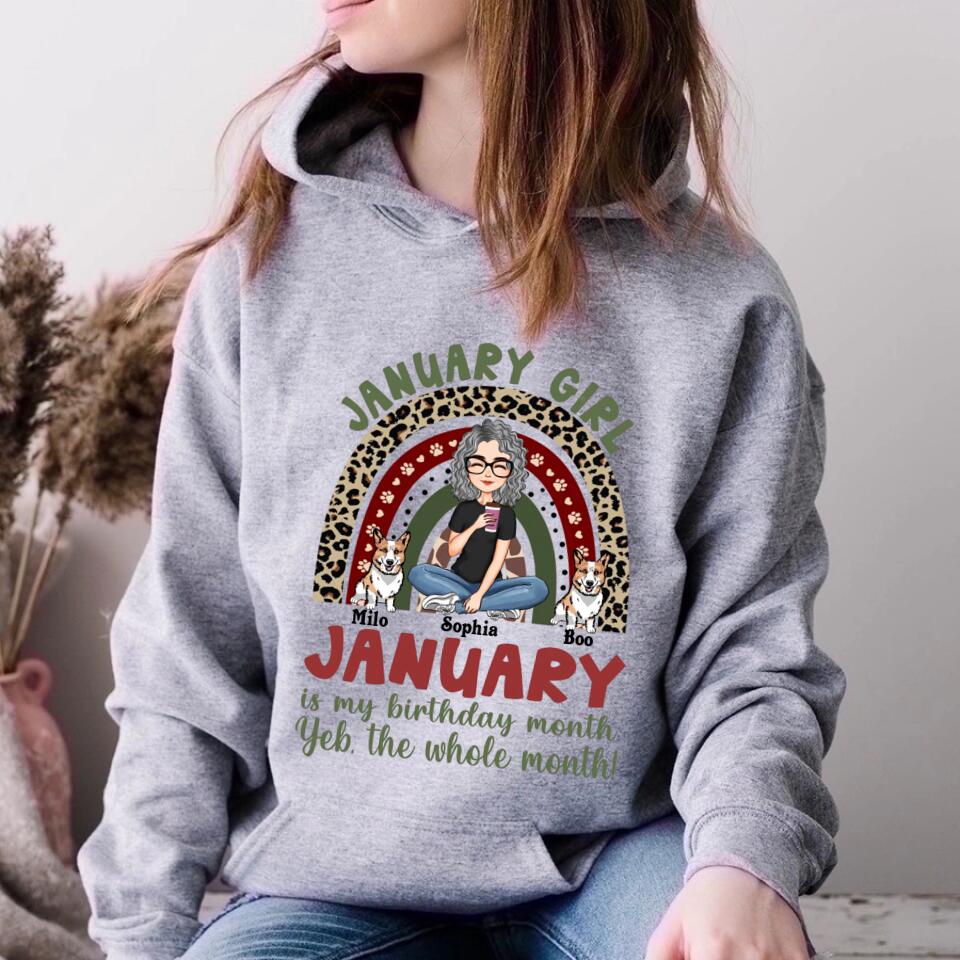 January Birthday Shirt, Custom Birthday Shirt, Queens was Born In January, January Birthday Shirts For Woman, January Birthday Gifts