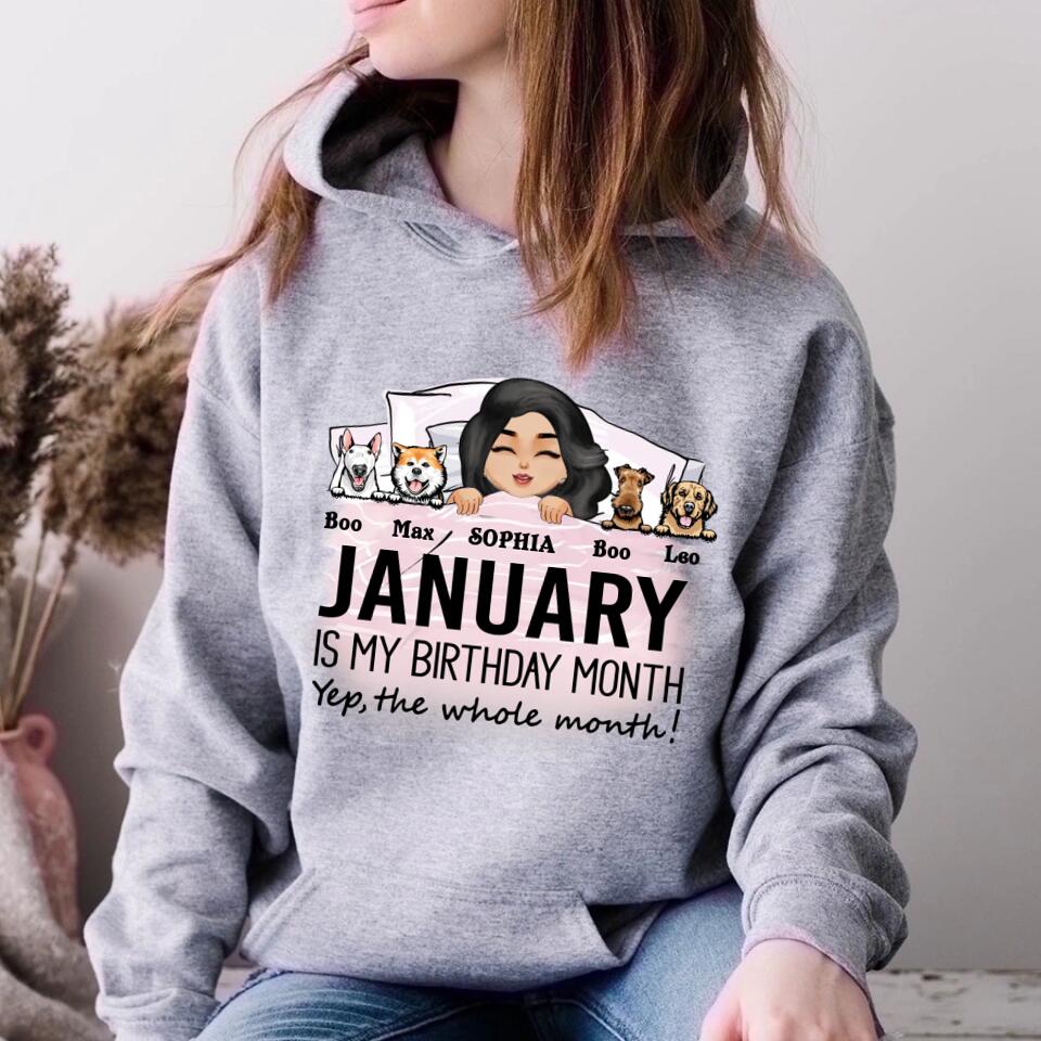 January Birthday Shirt, Custom Birthday Shirt, Queens was Born In January, January Birthday Shirts For Woman, January Birthday Gifts