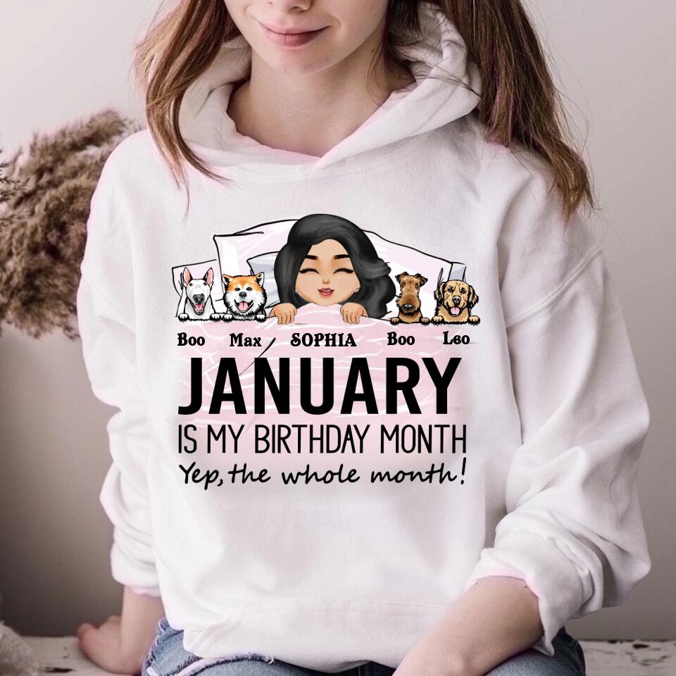 January Birthday Shirt, Custom Birthday Shirt, Queens was Born In January, January Birthday Shirts For Woman, January Birthday Gifts